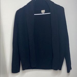 Woman’s Black Knitted Cardigan